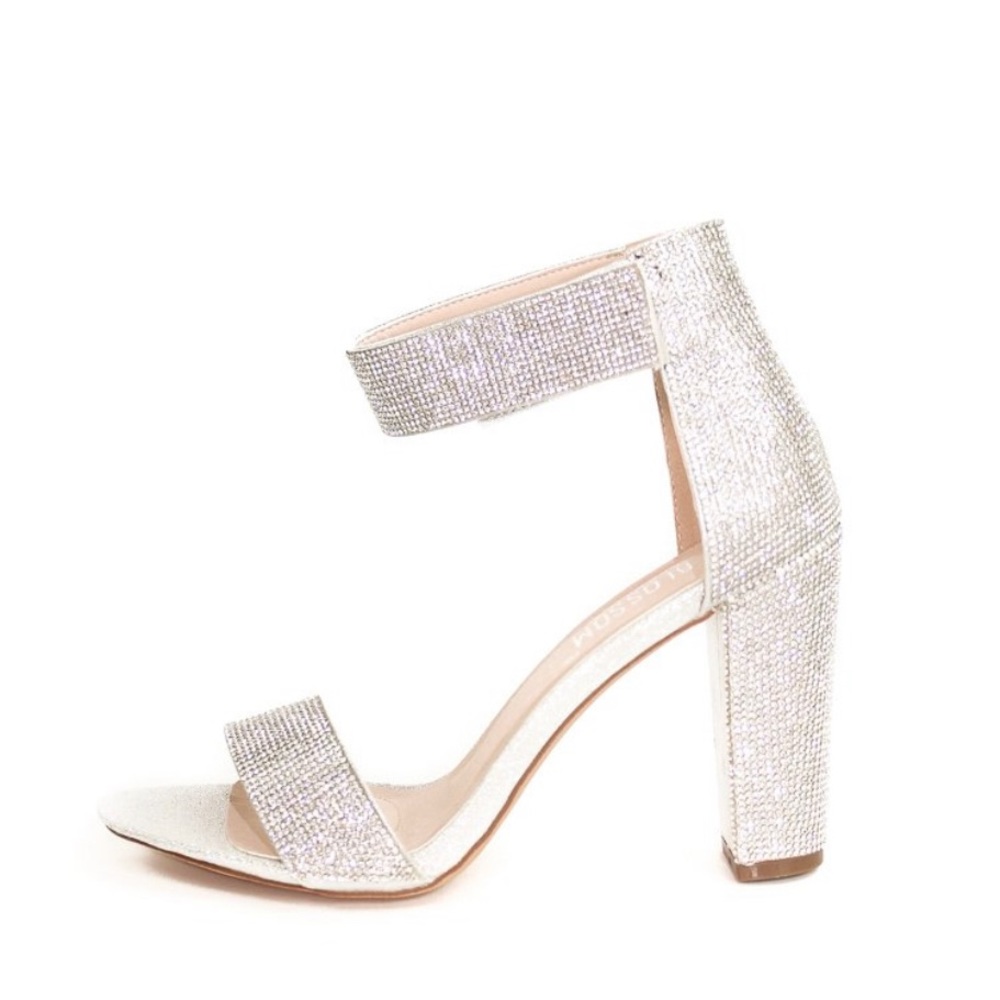 Rhinestone Embellished Heel